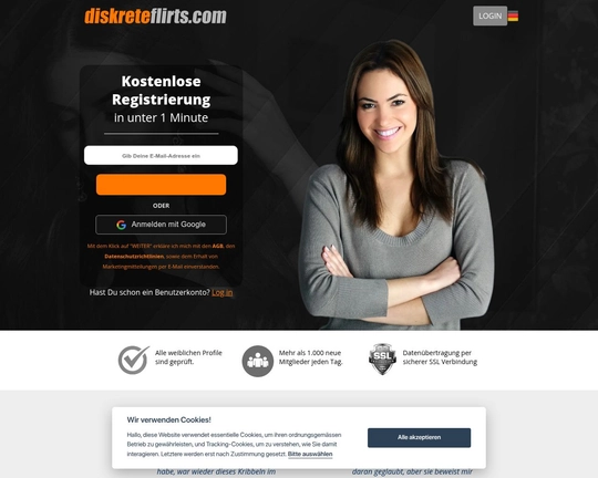 DiskreteFlirts.com Logo